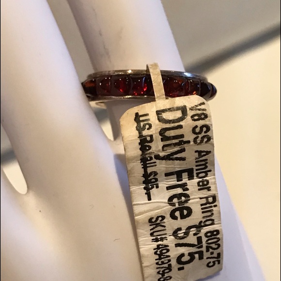 NWT Two AMBER RINGS  size 7 - Picture 8 of 8